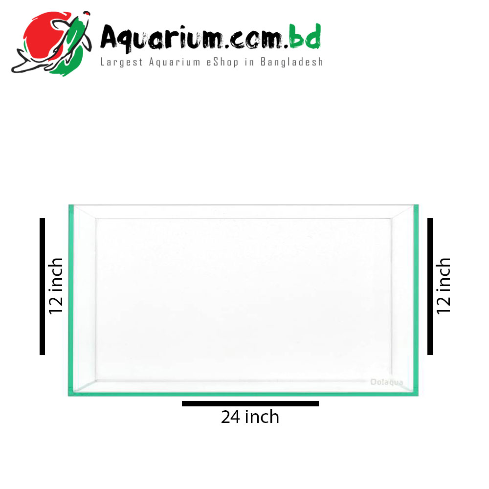24"x12"x12" Glass Aquarium Tank