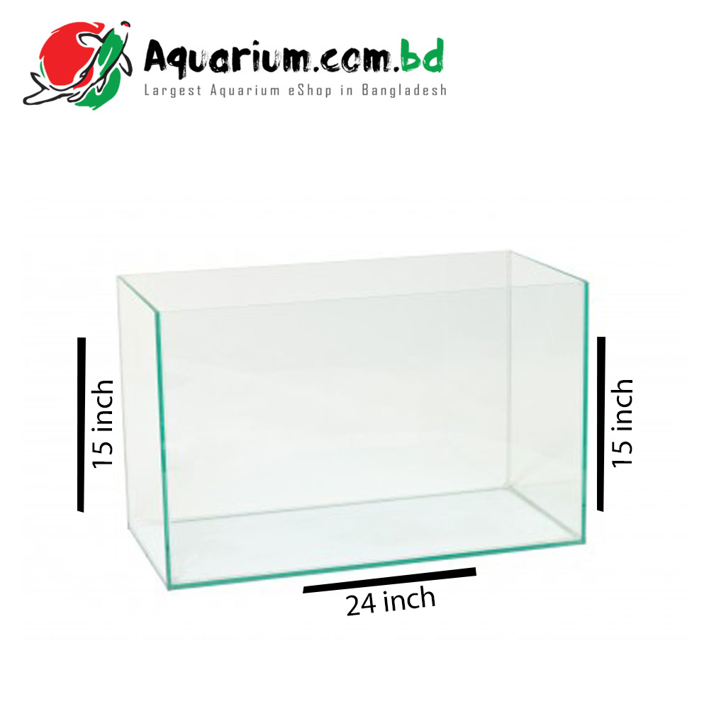 24x15x15 Crystal Glass Aquarium made of Crystal Glass