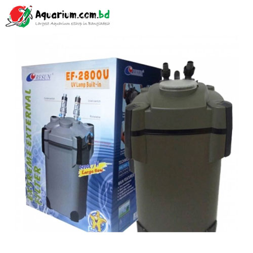 Resun Xtreme Aquarium External Filter EF2800U (with UV Lamp)