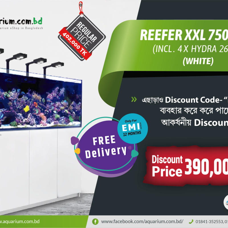 REEFER XXL 750 Deluxe (incl. 4 X Hydra 26HD LED)- White