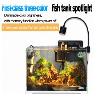 Fish Tank Spotlight 8W LED Dimming and 3 Color