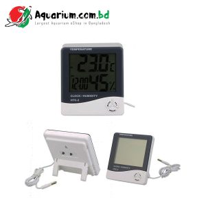 HTC-2 Digital Indoor/Outdoor Thermo-hygrometer Temperature Humidity Meter Tester with Time/Clock