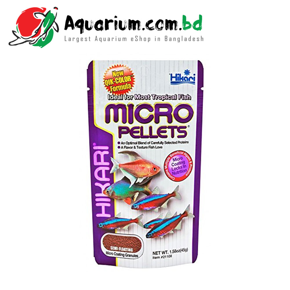 Hikari Micro Pellets- Ideal for Most Tropical Fish(45g)