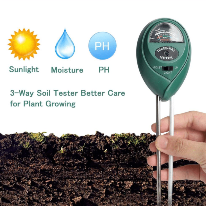 3-IN-1 PH METER FOR SOIL FOR PLANT CARE & GARDENING