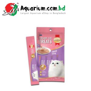 SmartHeart Creamy Cat Treats- Squid(15g*4packs- 60g)