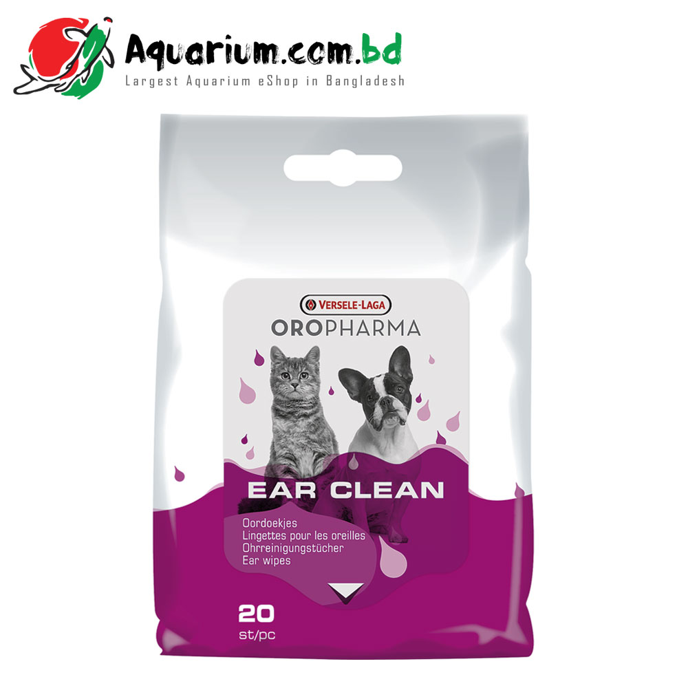 Versele-Laga Oropharma Ear Clean Wipes for Cats and Dogs