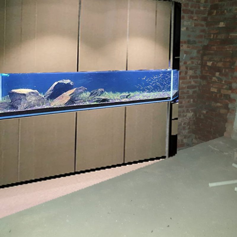 6ft Complete aquarium with sump filtration